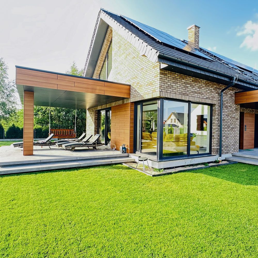 Bauvorhaben Terrassenüberdachung Ferienhaus an der Ostsee